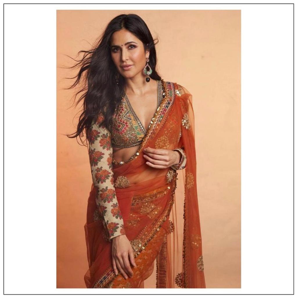 Karwa Chauth 2021: Katrina Kaif in Sabyasachi 